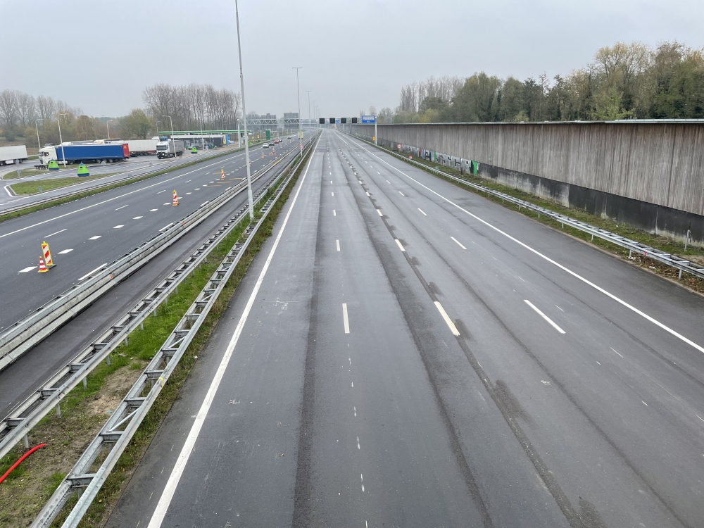 A20 bij Kethelplein volgende week in de nacht en een heel weekend in beide richtingen afgesloten