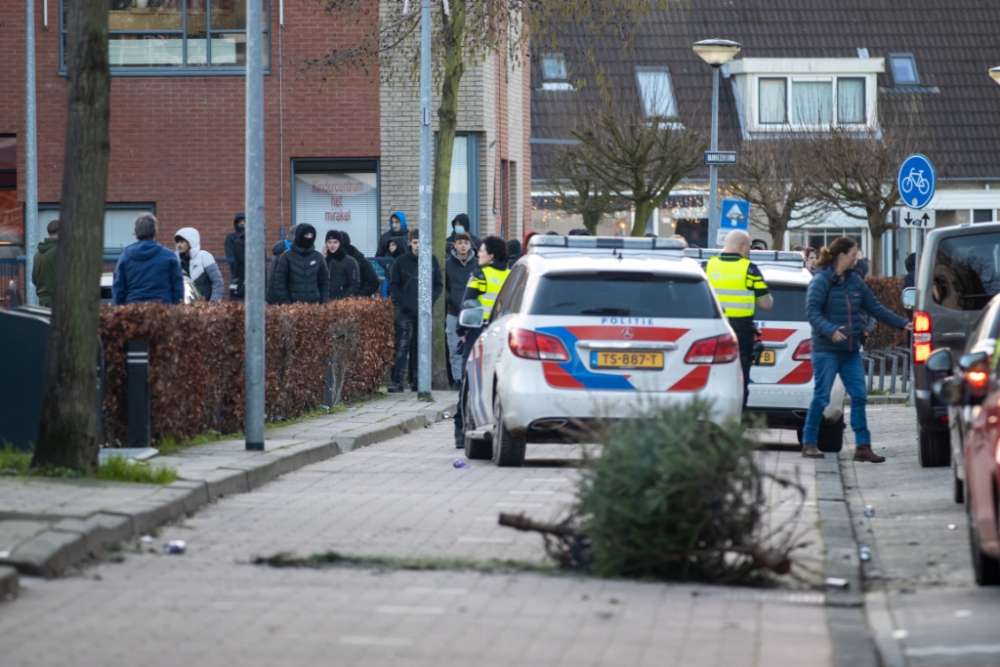 Urenlang onrustig in Schiedam Noord