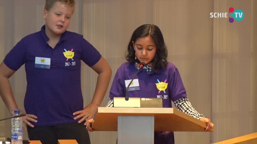 Kindergemeenteraad Schiedam gaat in Gesprek met de Stad over duurzaamheid