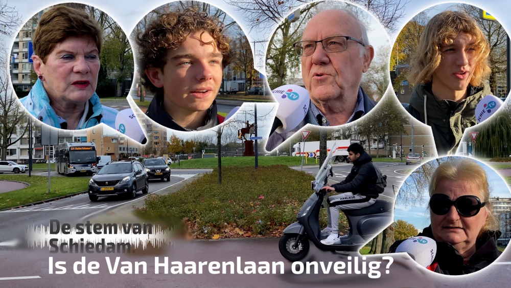 De stem van Schiedam: er gebeuren veel ongelukken op de Van Haarenlaan. Is de weg onveilig?