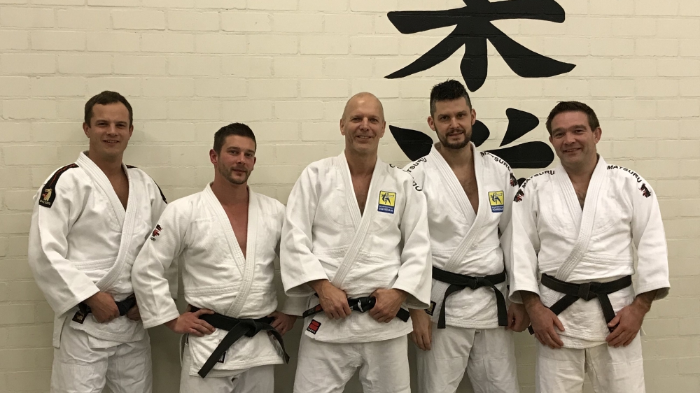 Arthur den Hamer geslaagd voor de 5e Dan judo