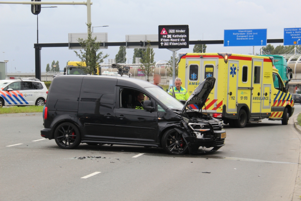 Aanrijding bij Vijfsluizen