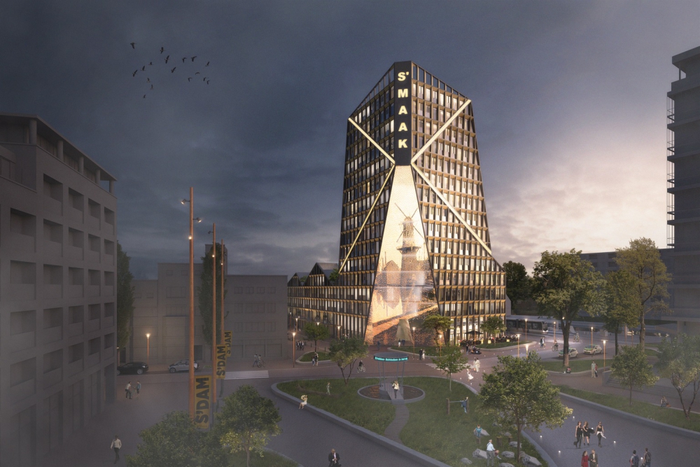 Ontwikkelcombinatie gaat iconisch gebouw bouwen voor Kop van de Singel