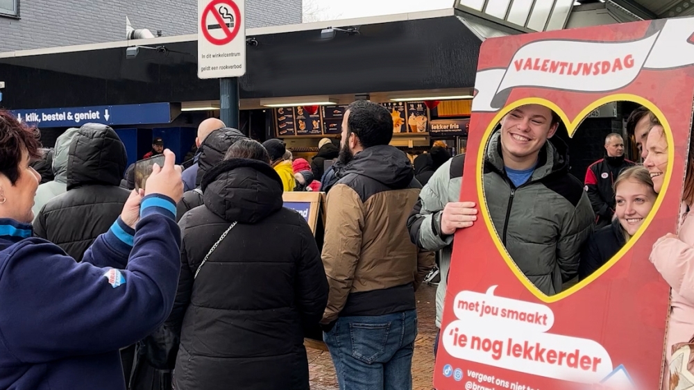 Liefde gaat door de maag: gratis patat in teken van Valentijnsdag