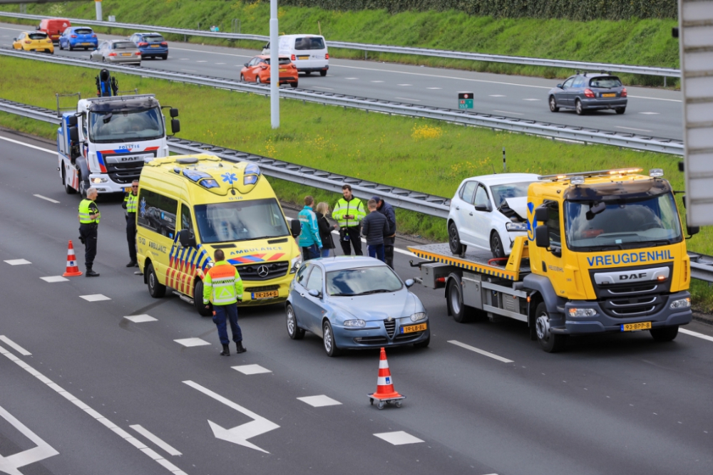 Snelwegen druk na ongevallen