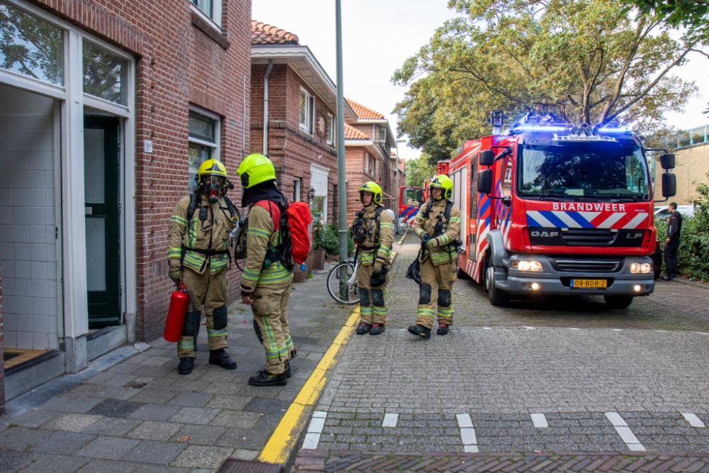 Vlam in pan met olie in de Gorzen