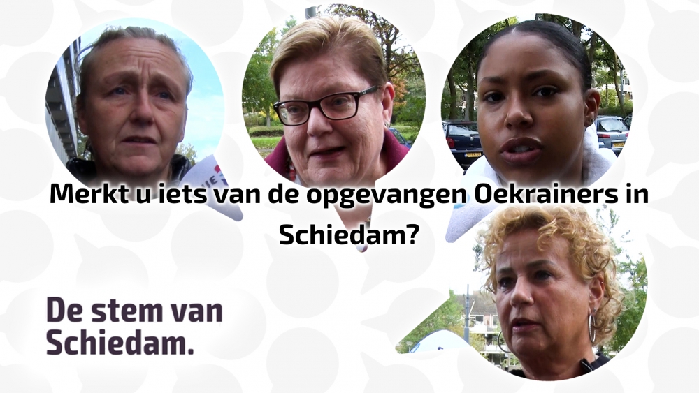 De Stem van Schiedam: merkt u iets van de opgevangen Oekraïners?