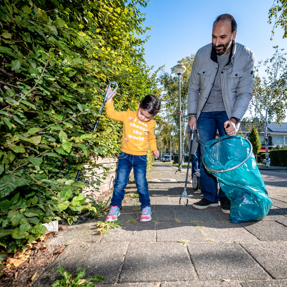 Ook tweede Schone Wijk Actie in Schiedam succesvol