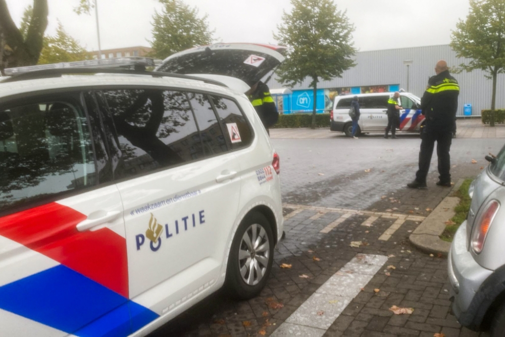 Agressieve man aangehouden door politie