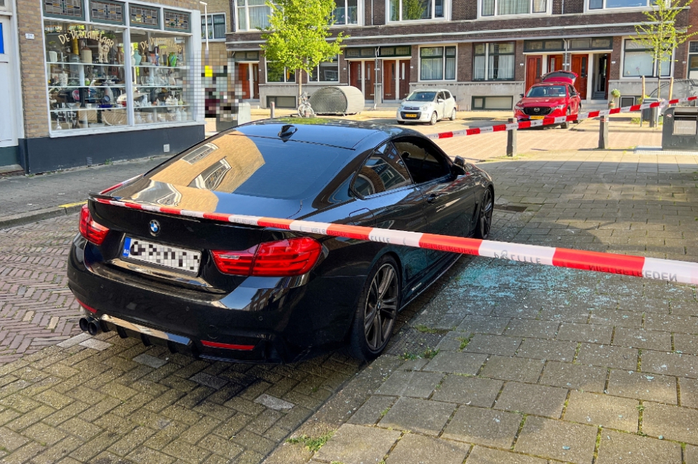 Brand in auto met Bulgaars kenteken