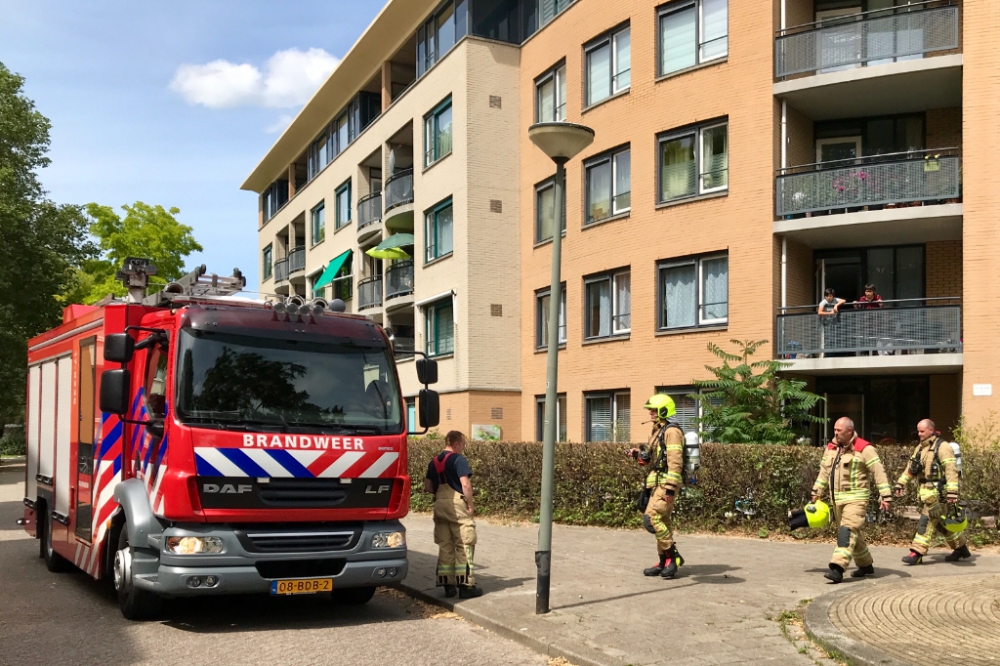 Brandweer rukt uit voor aangebrande pan