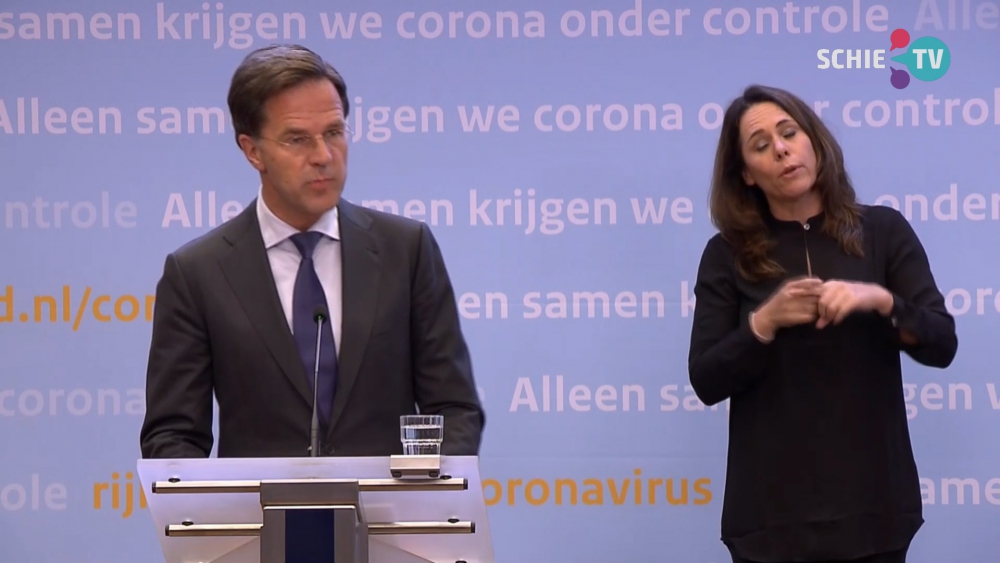 Rutte: &#039;Door afstand te houden, geven we ruimte aan elkaar&#039;