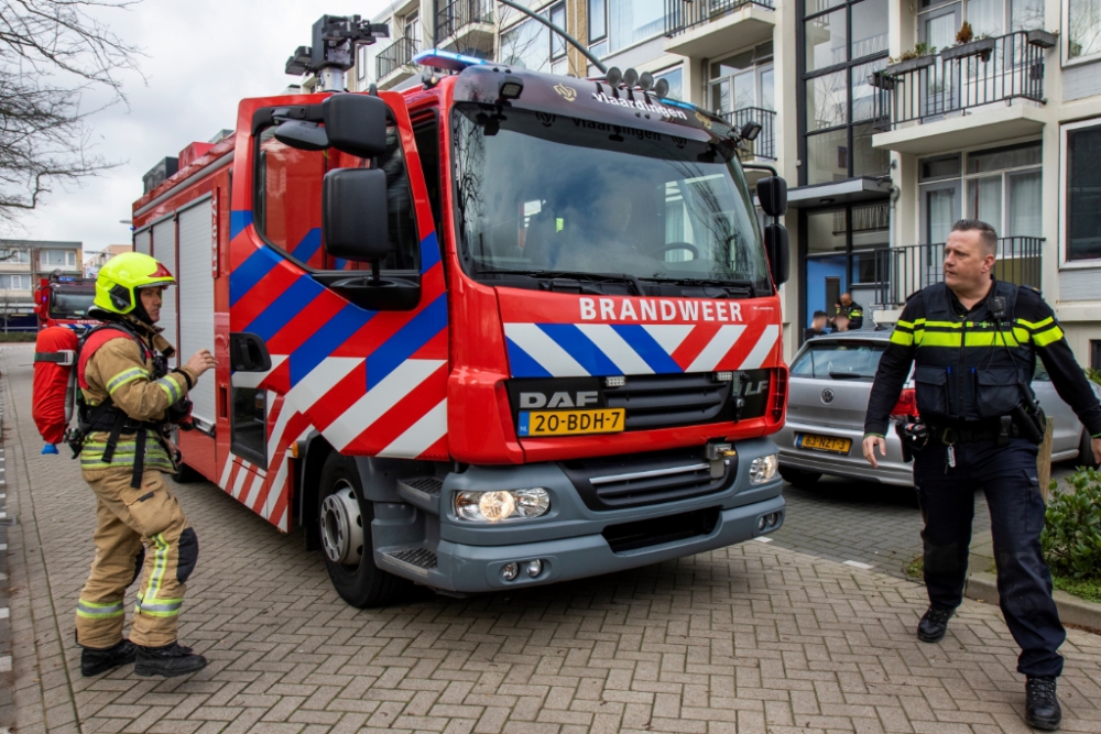 Onderzoek naar koolmonoxide in woning Albardastraat