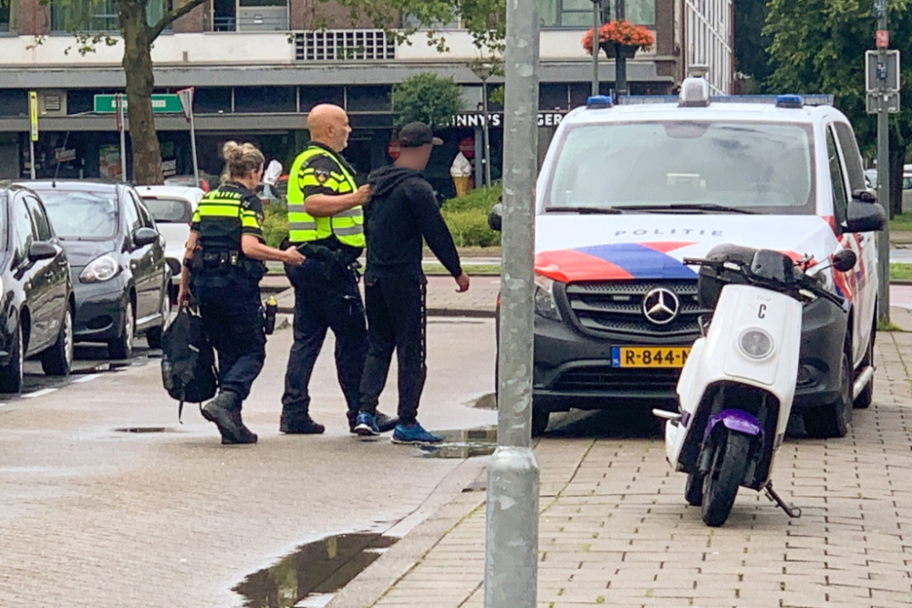 Arrestatie in Nieuwland