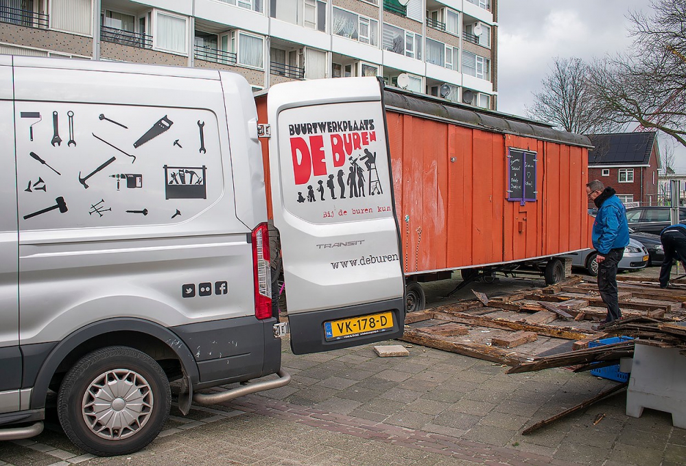 Pipowagen Buren van Oost verhuist naar Parallelweg