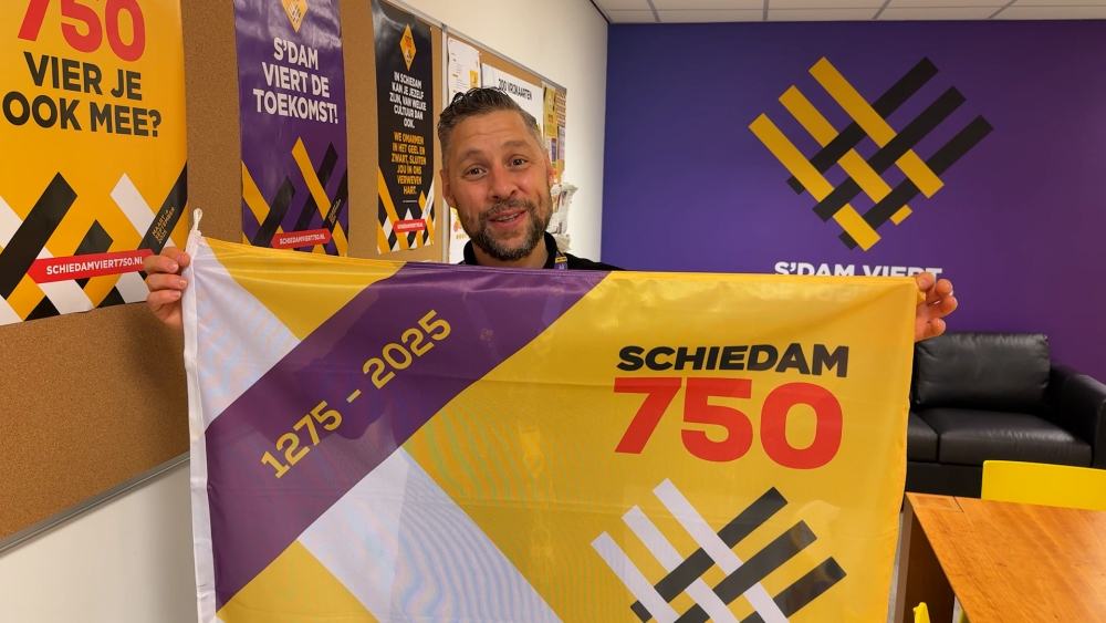 Schiedammers kunnen vlag ter ere van jublieumjaar winnen