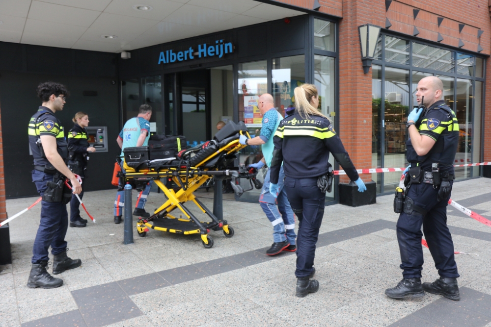 Steekpartij in het centrum van Vlaardingen, slachtoffer gereanimeerd, verdachte opgepakt