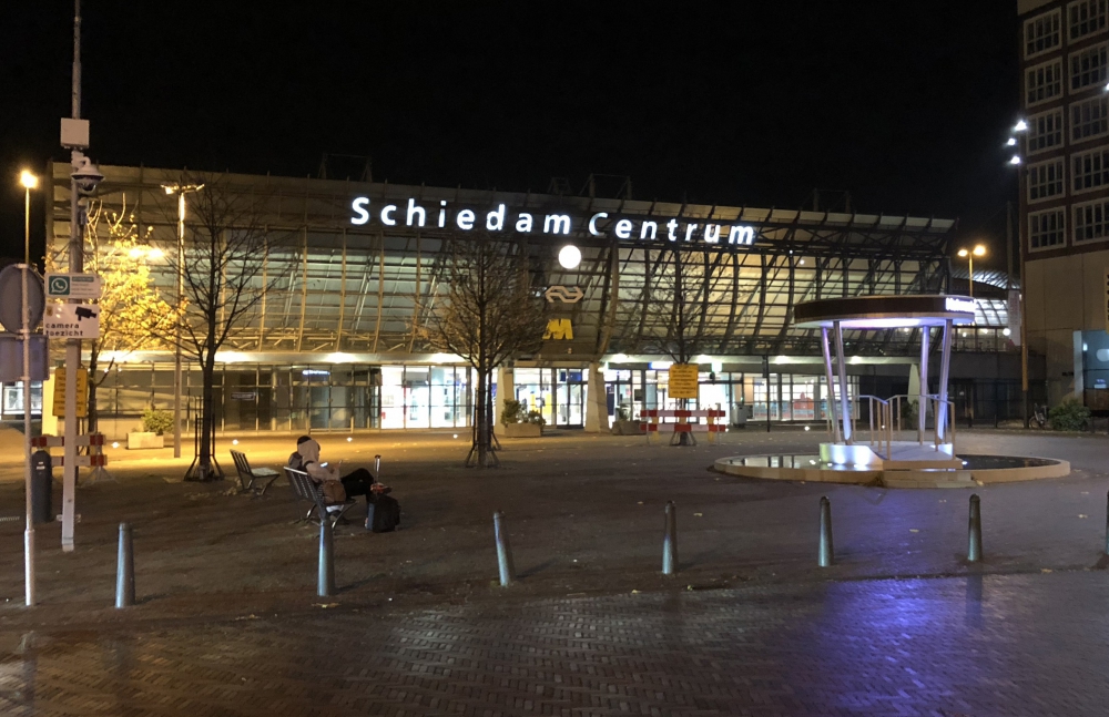 Station Schiedam Centrum niet zo populair