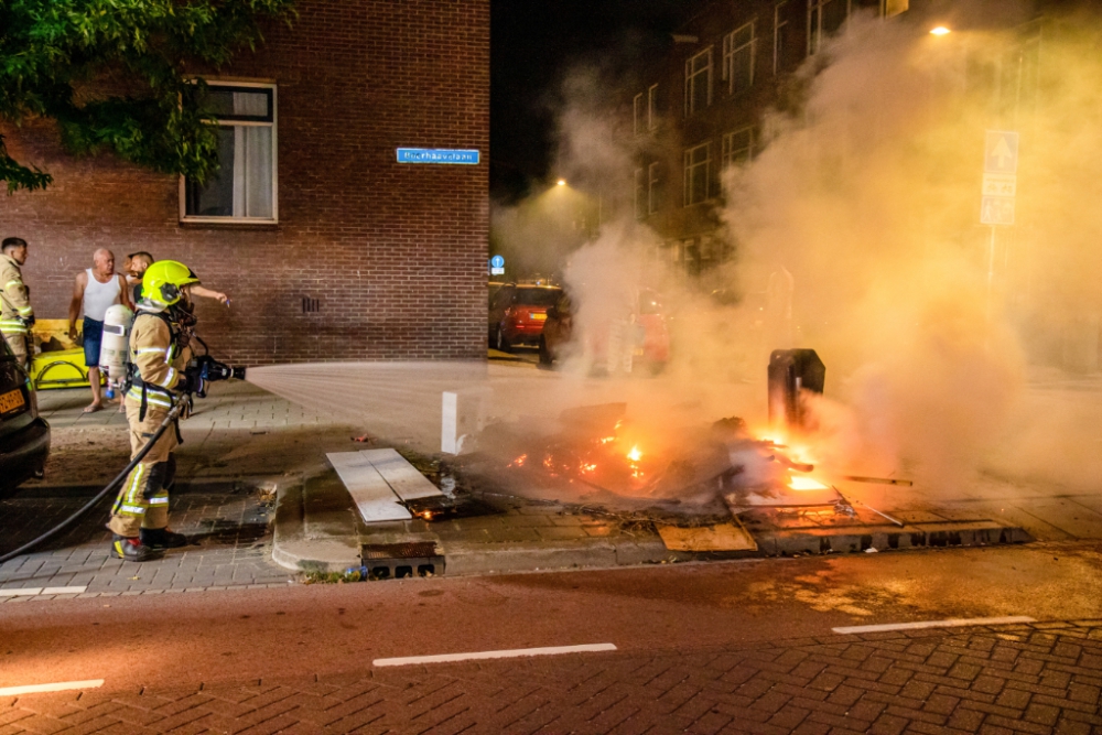 Autobrand Boerhaavelaan blijkt afvalbrand