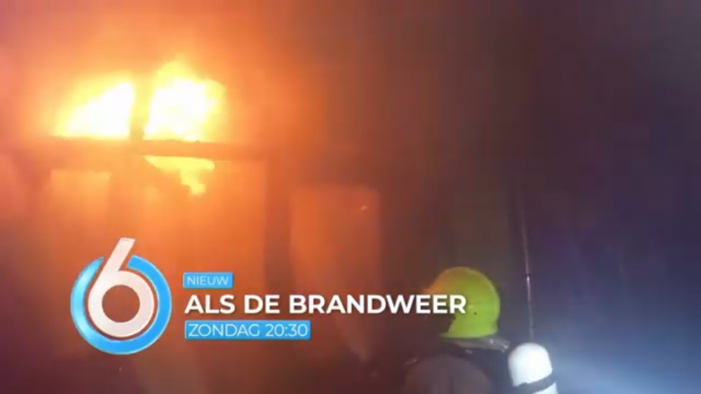 SBS6 brengt ook heldhaftig werk van Schiedamse brandweer in beeld