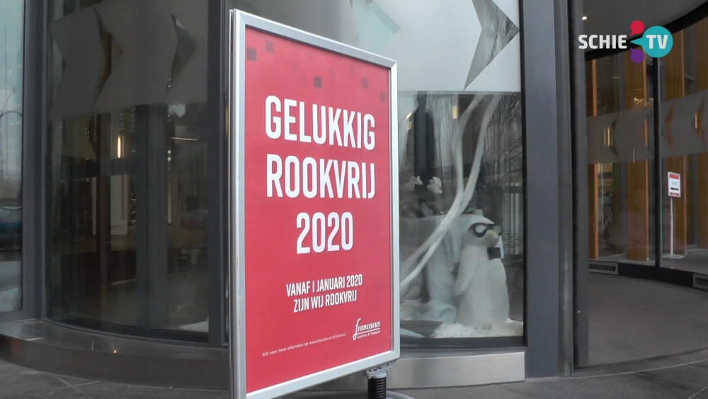 Het ziekenhuis is rookvrij en zelfs rokers vinden dat goed