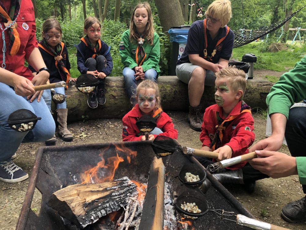 Coronaveilig jubileum vieren bij scouting Taizé