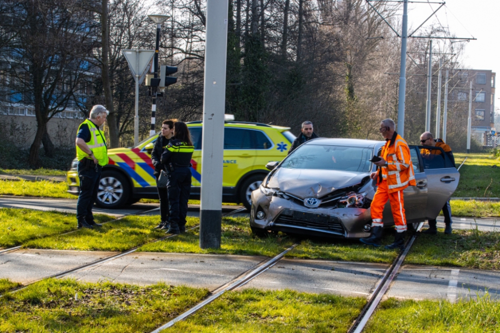 Tramverkeer van en naar Vlaardingen gestremd door ongeval