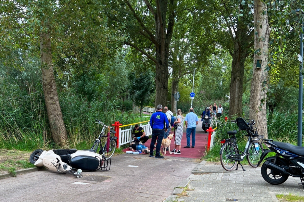 Scooterrijder raakt gewond bij eenzijdig ongeval