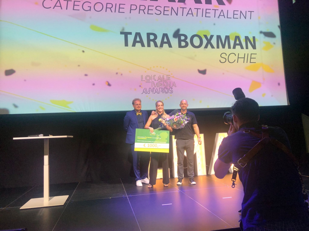 Tara Boxman is presentatietalent van het jaar!