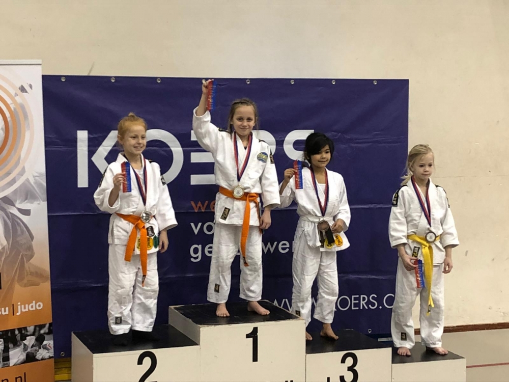 Ook de Schiedamse judoka&#039;s van PED&#039;s scoren op ZH kampioenschap