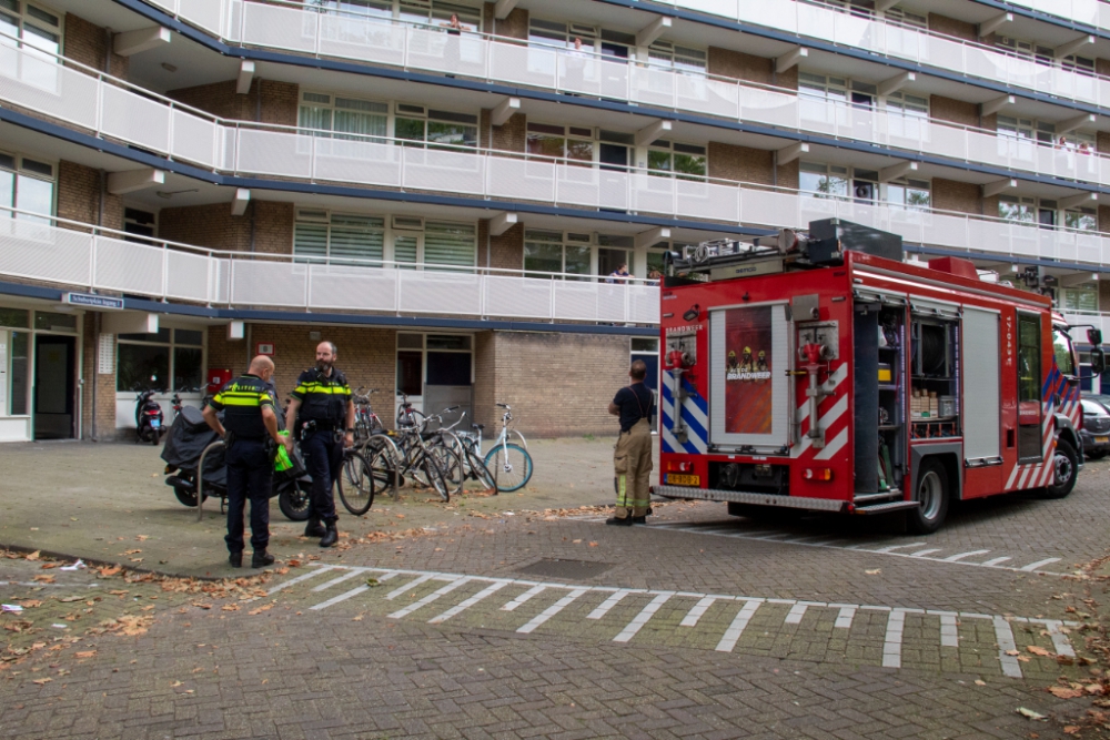 Rookontwikkeling Schubertplein niet door brand maar door vuurwerk