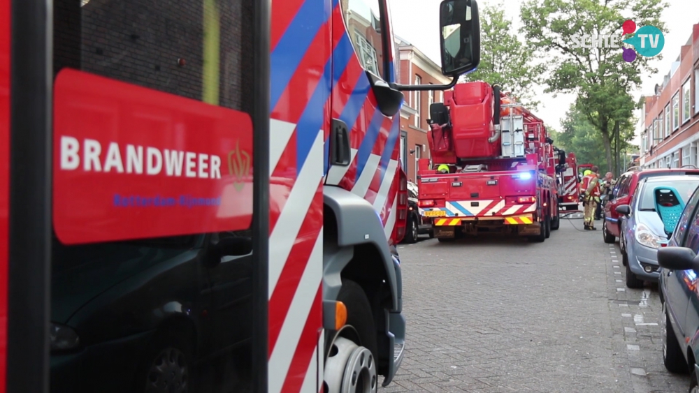 Man lichtgewond bij keukenbrand