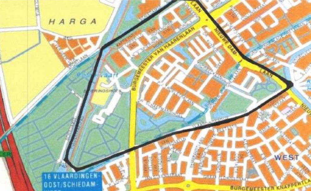 Nog meer veiligheidsrisicogebieden in Schiedam: nu ook Nieuwland West toegevoegd