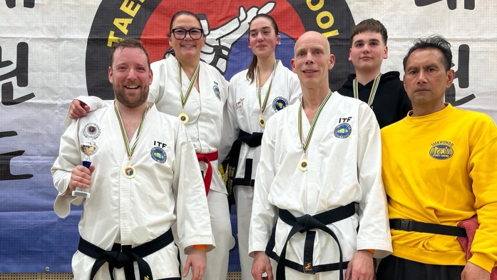 Vier deelnemers Ped&#039;s naar Nunspeet voor het Martowirono taekwondo toernooi