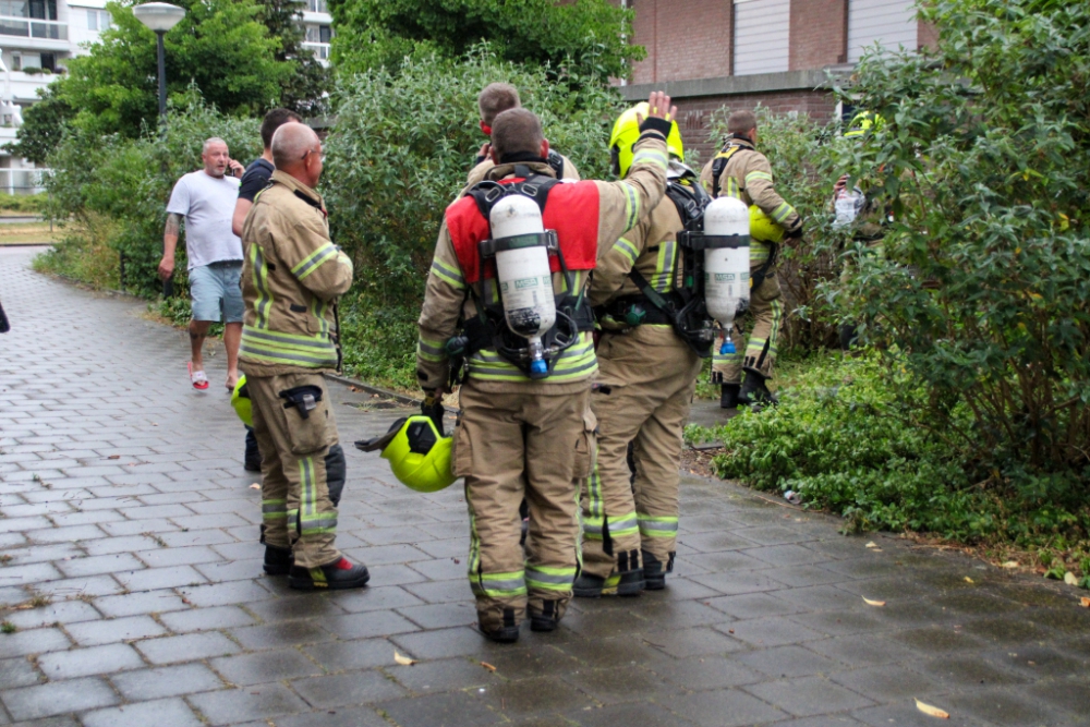 Brand in de meterkast van woning aan de Tjalk