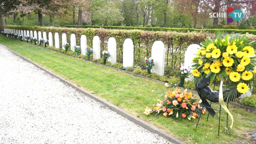 Kransen op Beukenhof bij Erehof en Indiëmonument