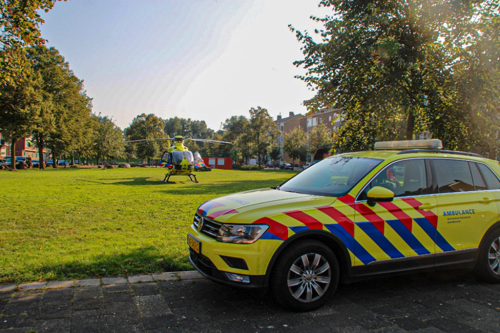 Inzet traumahelikopter voor baby in Oost