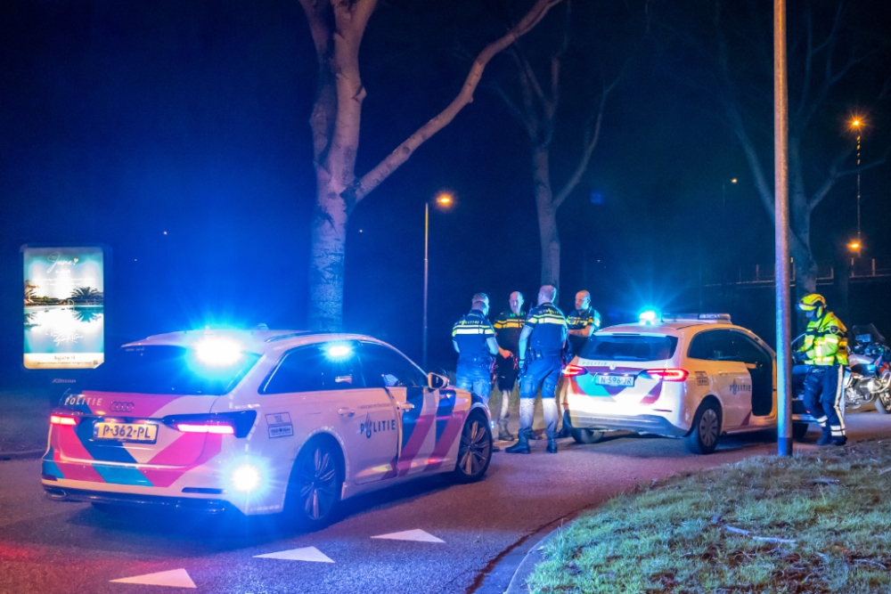 Politie rukt groots uit voor melding vuurwapen