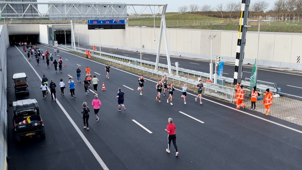 Unieke Tunnel Run door Blankenburgverbinding: &#039;prachtig, maar pittig&#039;