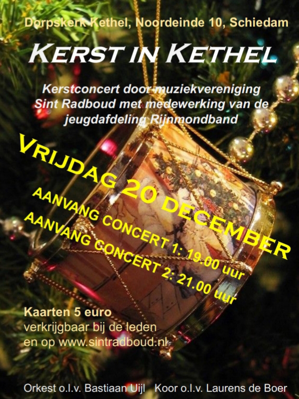 Kerst in Kethel op 20 december