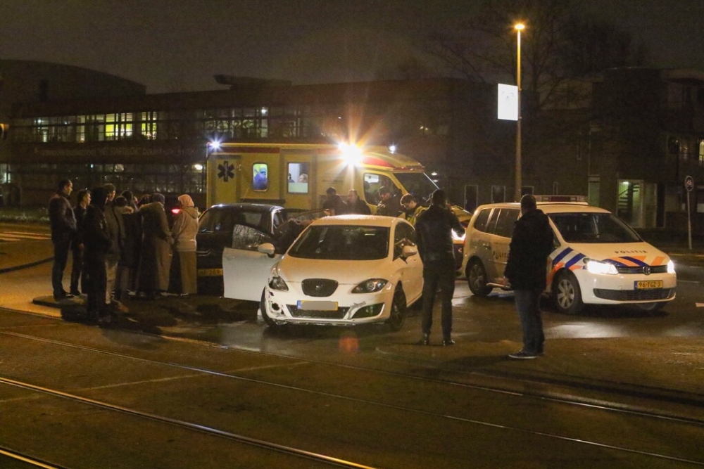 Lichtgewonde bij aanrijding in Nieuwland