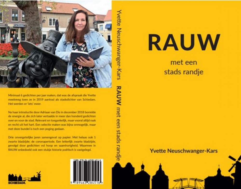 Stadsdichter bundelt gedichten in boek; presentatie op 5 december in het Schiedams Boekhuis