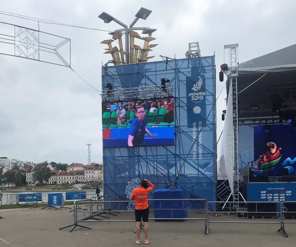 Britt Eerland wint met Nederlands team op European Games