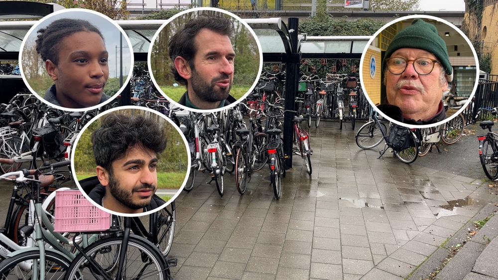 Fietsendrukte bij station Vlaardingen Oost: ‘Het is hier echt altijd heel erg druk’