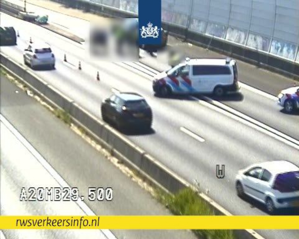 Automobilist die werd getaserd op de A20 is een 48-jarige Schiedammer