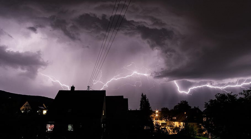 Code geel voor onweer en waterhozen