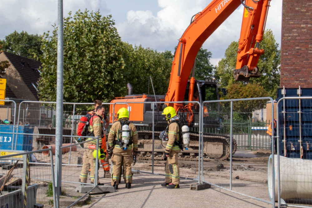 Gaslekkage bij werkzaamheden aan Warmoezenierpad