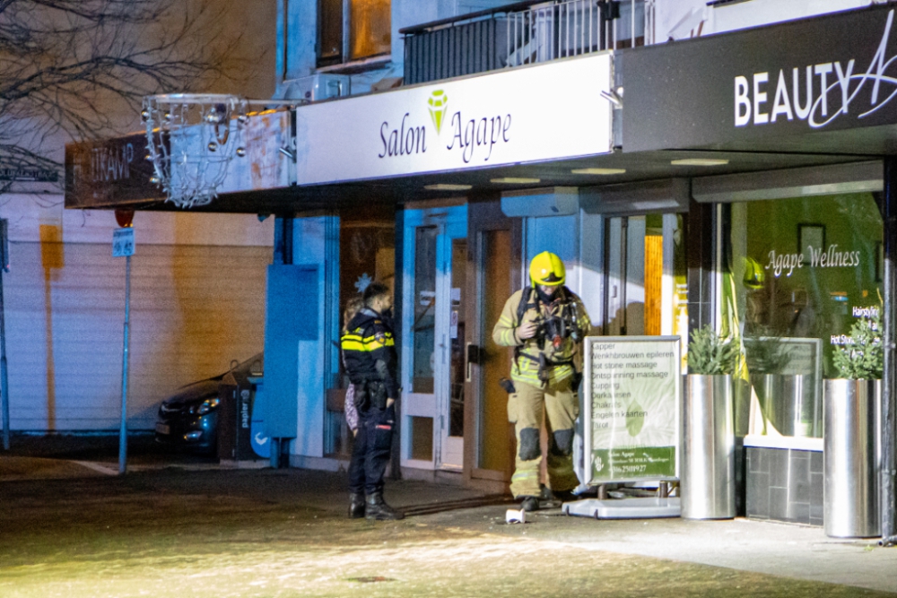 Geen brand maar rokende aromalamp in beautysalon Vlaardingen