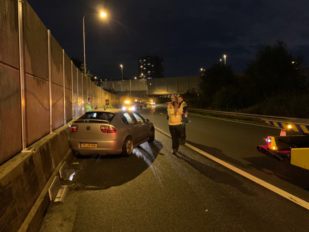 Vrouw raakt collega bij nachtelijk ongeval op verbindingsweg A4-A20