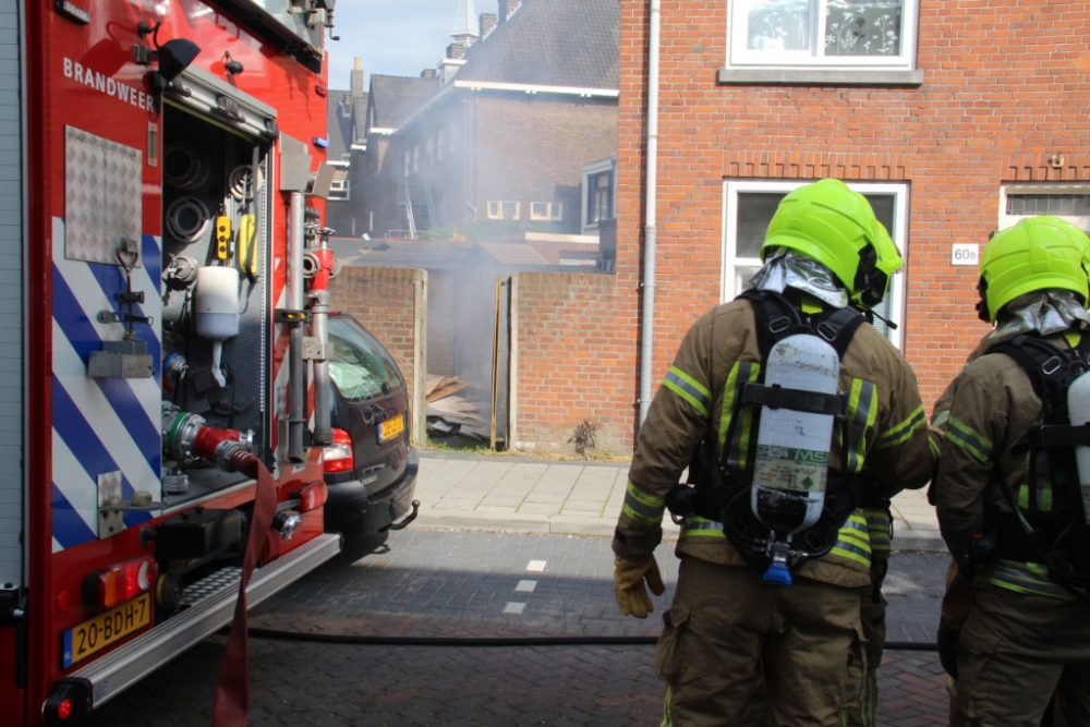 Woning beschadigd door brand